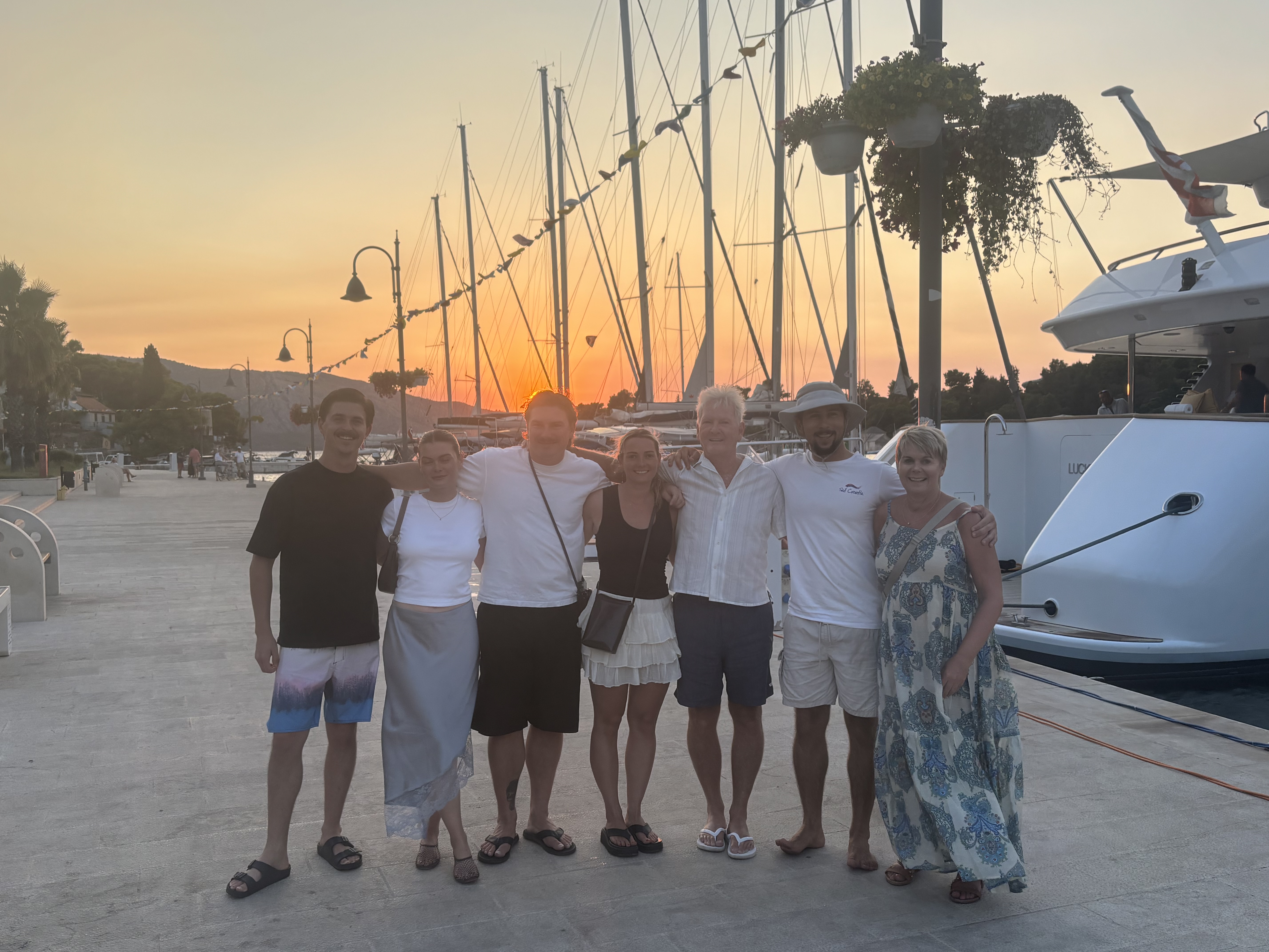 Sailing around Split