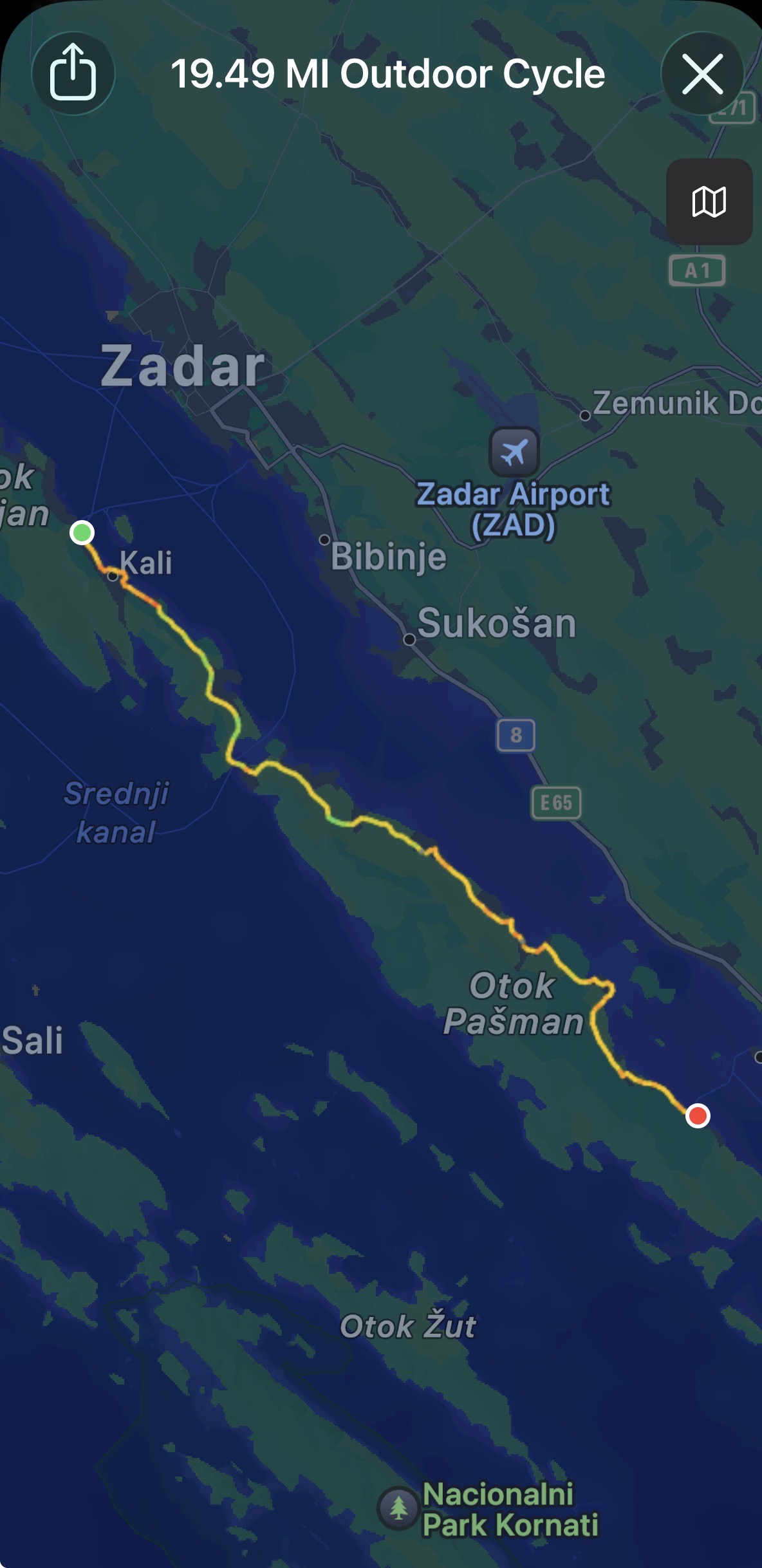 Pure pleasure cruise and fun cycling !