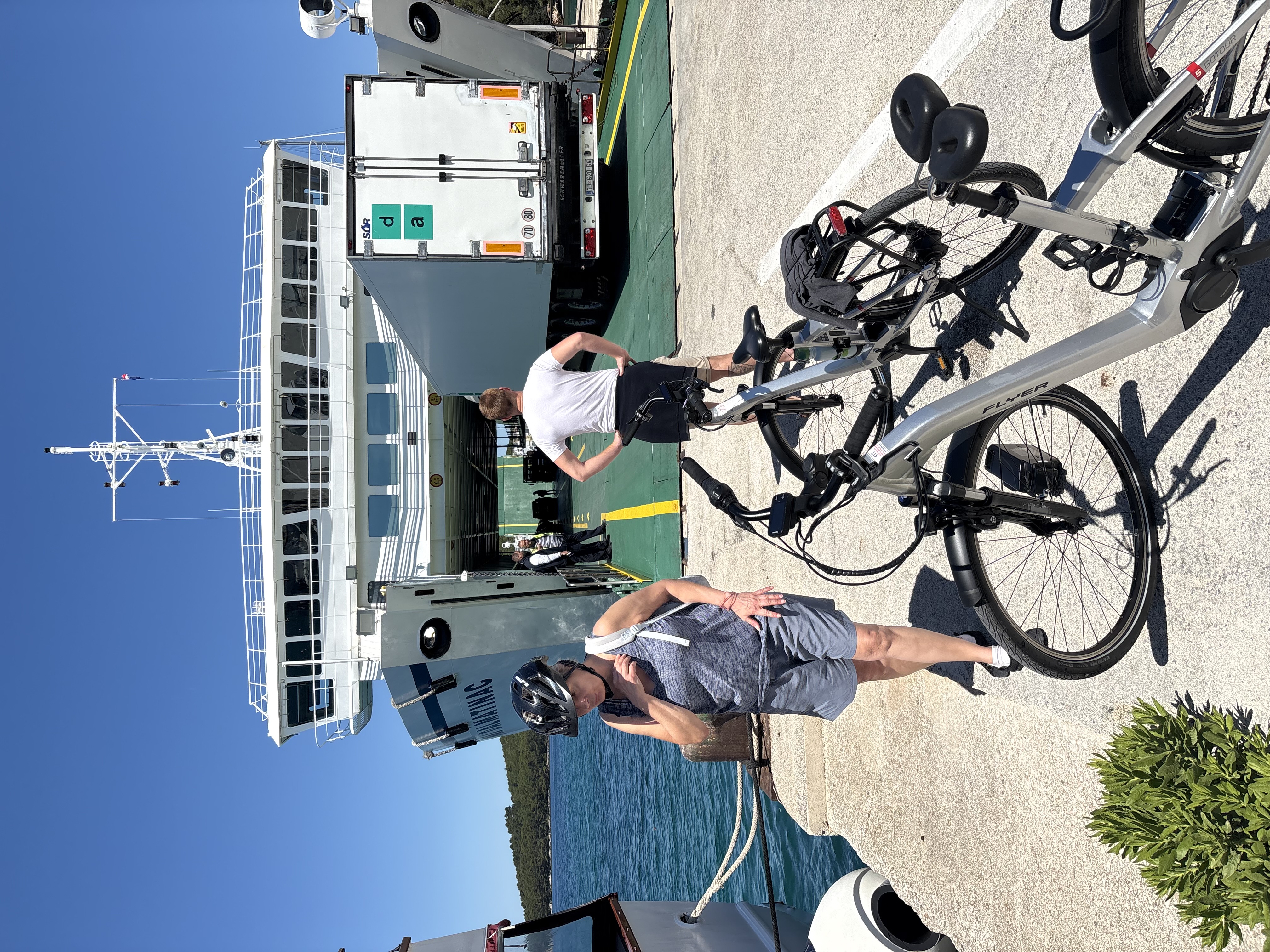 Nice biking in Croatoa