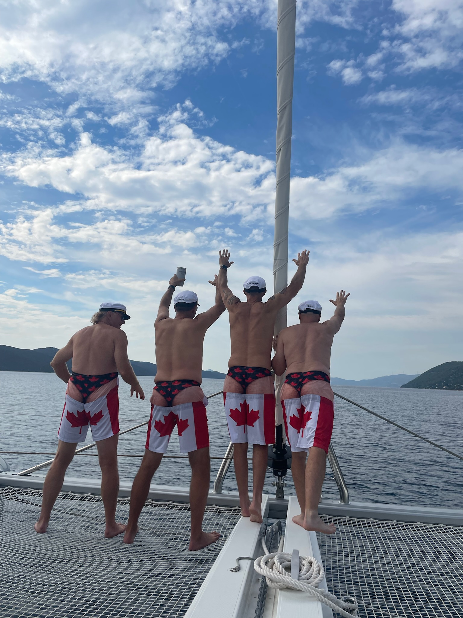 7 nights on Valerie with 7 friends